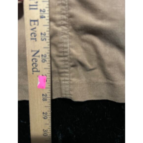 Vtg Kmart Tan Corduroy Midi Skirt 15/16 Preppy Academia Neutral Fall Style - Picture 3 of 7